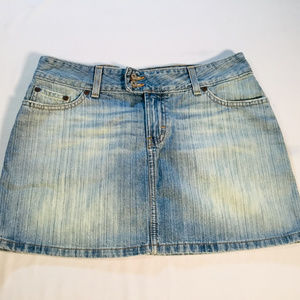 BKE Womans Denim Mini Skirt Size 28